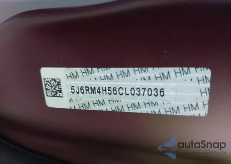 2012 Honda Cr-V Ex from USA, damaged, VIN 5J6RM4H56CL037036